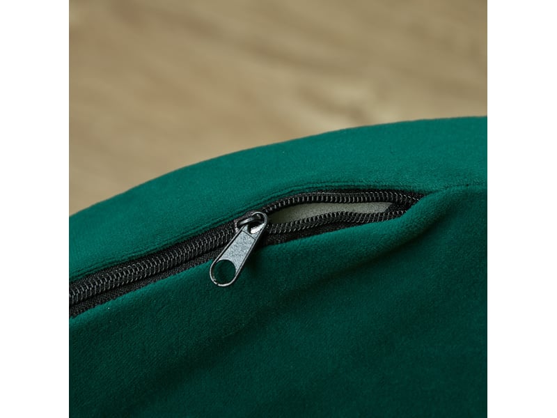  Canapé pour votre petit compagnon vert en flanelle douce, pieds en bois, pour petits compagnons jusqu'à 4,5 kg, 65 x 64 cm  - Conforama E