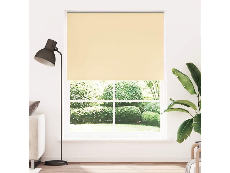  Store enrouleur occultant, store à rouleau 164,4 x 230 cm, largeur du tissu 160 cm, beige cf45448  - Conforama B