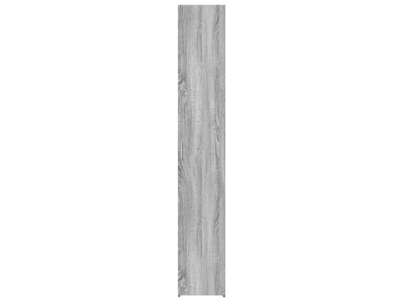  Buffet haut - bahut - meuble de rangement sonoma gris 30x42,5x185 cm bois d'ingénierie  - Conforama C