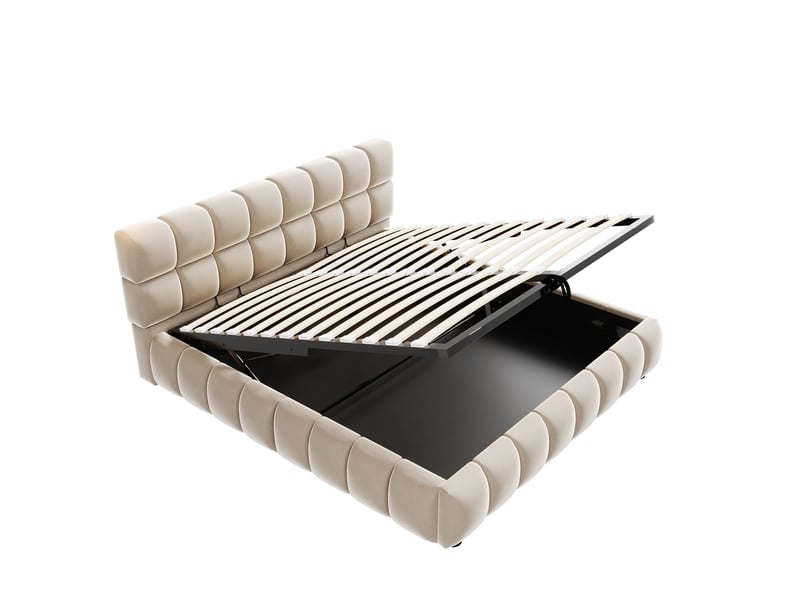  Table basse relevable 100x50x40,5 cm - rangement caché et étagères ouvertes - 2 portes coulissantes - mdf effet chêne BUYDEEMEUS - Conforama D