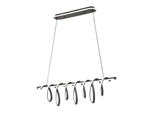 Fabrilamp premium, suspension, moderne, led, 157 w, 13884 lm, 3000-4000-6000 k, noir, 55-119.5 x 90 x 26 cm