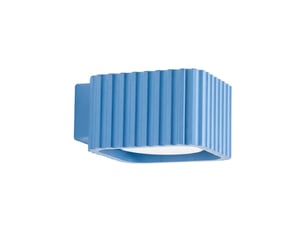 Applique riff azur gx53 aluminium moderne 6x10x12cm