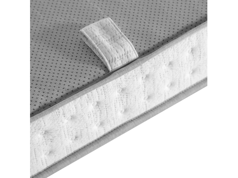 Matelas 90x200 cm à ressorts ensachés et mousse froide, 7 zones, h3, blanc - Conforama E