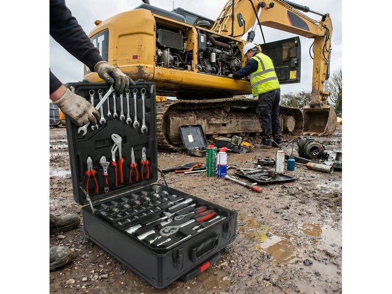  Coffret à outils roulant 899 pièces avec 4 tiroirs, en aluminium et plastique noir pour vos travaux à domicile  - Conforama B