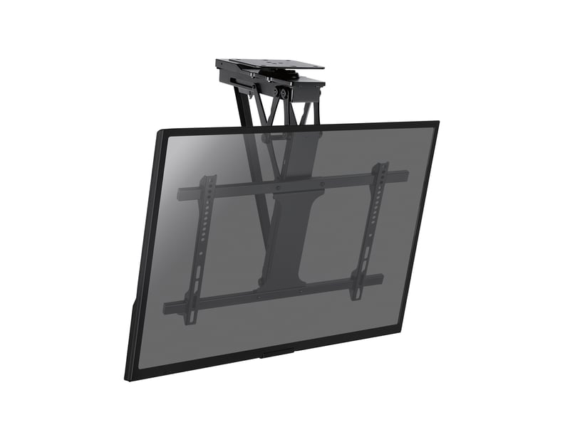  Support plafond motorisé écran tv 32''- 75'' orientable connecté  - Conforama A