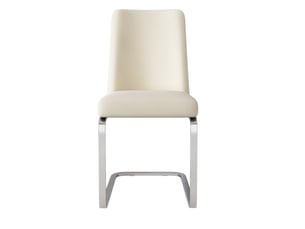 Chaise de salle à manger lot de 4 avec dossier à motif losange et pieds en métal, velours beige et argenté