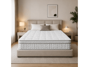 Matelas 180x200 cm <strong>XYLO</strong>  <strong></strong> Ressorts ensachés + mousse soutien Medium épaisseur 25 cm