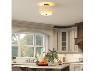 Suspension plafond 40 cm – beige crème – 3 ampoules e14 compatibles – design minimaliste en métal