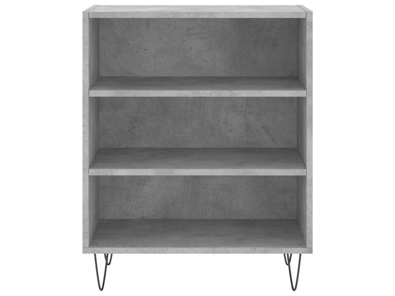  Buffet - bahut - meuble de rangement gris béton 57x35x70 cm bois d'ingénierie  - Conforama D