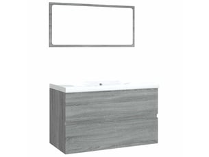 Meubles de salle de bain, armoire salle de bain sonoma gris bois d'ingénierie cf65465