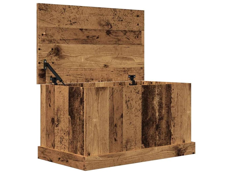  Boîtes de rangement vieux bois 70x40x38 cm bois d'ingénierie  - Conforama D