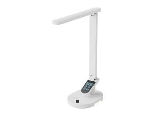 Lampe de bureau led à intensité variable – port de chargement usb, blanc