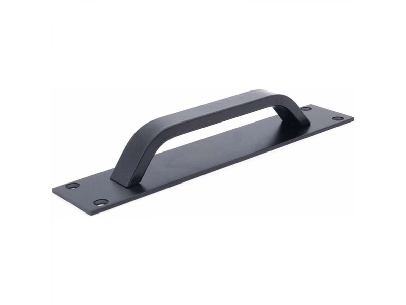  Lot de 2 poignées de porte coulissante en alliage d'aluminium pour porte coupe-feu, poignées de porte de placard, 20 cm x 4 cm, couleur noire  - Conforama B