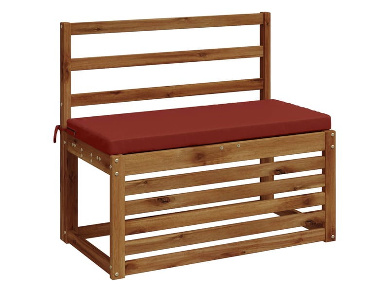  Coussin de banc, coussin d'assise, coussin de canapé soest 100 % polyester rouge 60 x 40 x 5 cm cf53532  - Conforama C