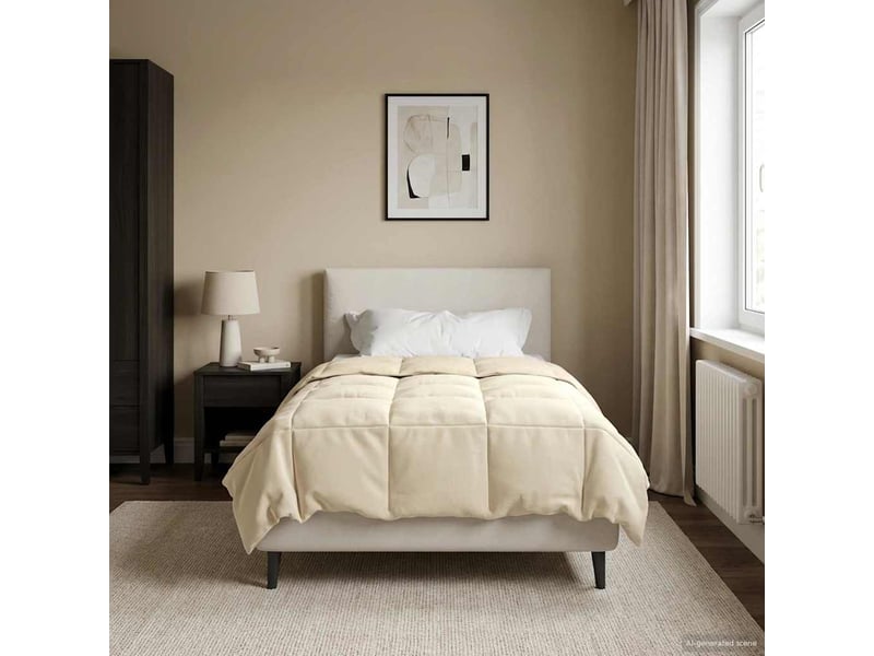  Duvet d'hiver - couette 140 x 220 cm hiver - couette microfibre (100% polyester)  - Conforama B