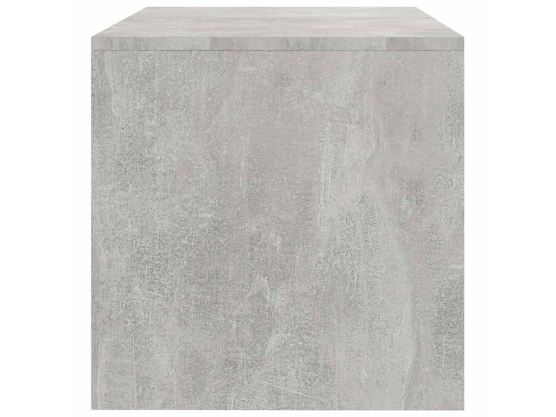  Meuble tv - banc tv - meuble de rangement gris béton 100x40x40 cm bois d’ingénierie  - Conforama E