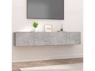 Meuble tv coloris gris 80 cm <strong></strong>  <strong></strong>