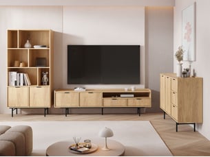 Meuble tv coloris marron 90 cm <strong></strong>  <strong></strong>