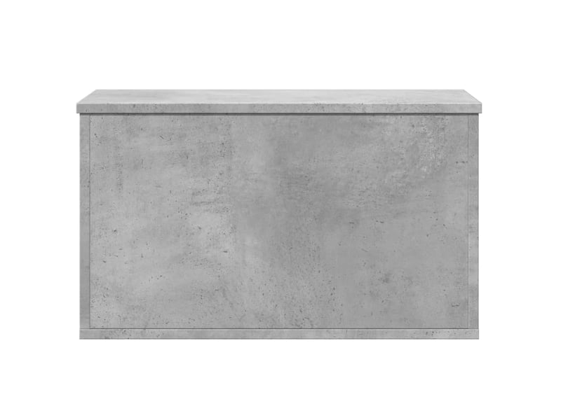  Boîte de rangement, coffre de rangement gris béton 60x35x35 cm bois d'ingénierie  - Conforama D
