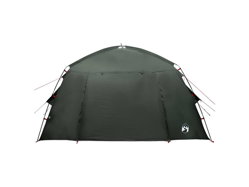 Tente de camping, tente cabane 4 personne vert armée polyester - Conforama E