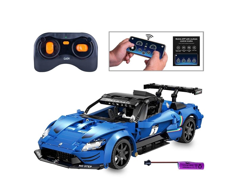 Cada maserati gt2 1:14 bleu 2,4ghz bricks 402936 - Conforama C