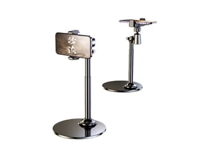 Support tablette réglable 21-35cm – avec grande base stable, noir