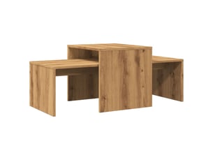 Table basse rectangulaire coloris marron  