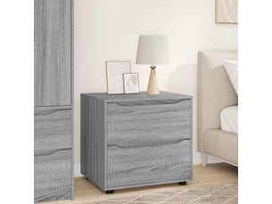 Commode 1 tiroir(s)    <strong></strong> <strong></strong> coloris gris largeur 60 cm