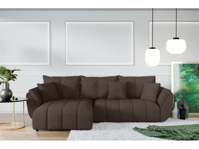  Canapé d angles convertible verciani canapé méridien brun Verciani - Conforama C