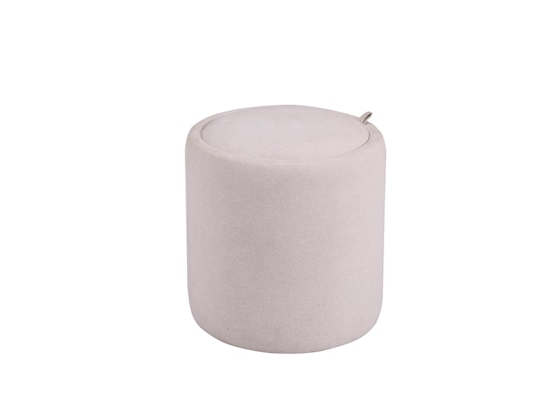  Table basse avec 2 poufs dotés d'un espace de rangement nestup blanc noyer hjh living Nestup 1 - Conforama C