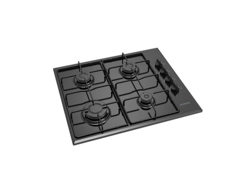 Plaque à gaz Oceanic OCEACTG4EB1 en acier inoxydable avec 4 zones de cuisson OCEACTG4EB1 - Conforama C