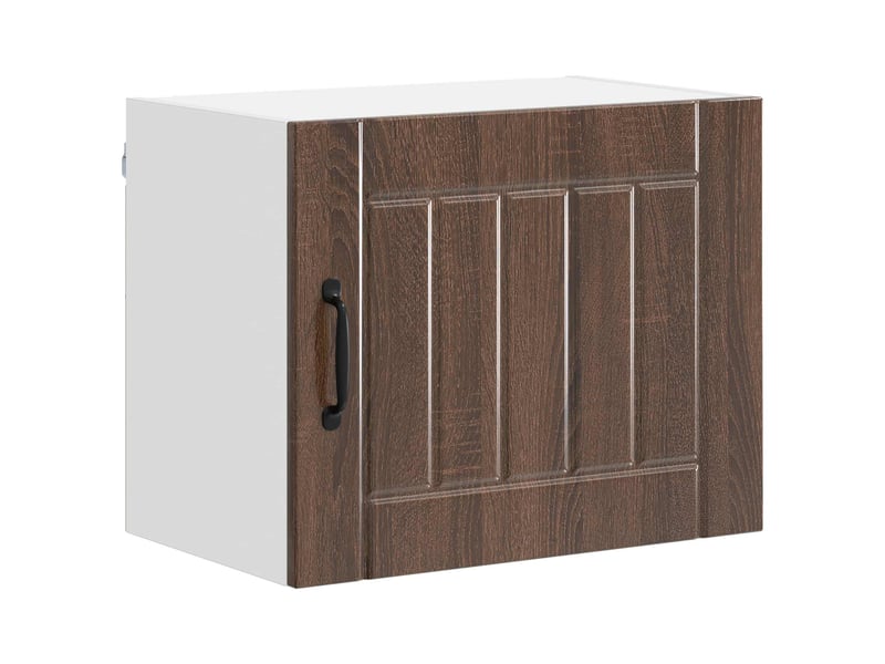 Meuble mural de cuisine | armoire de cuisine 2 pcs chêne brun bois d'ingénierie shl2354 - Conforama E