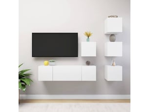 Meuble tv coloris blanc  <strong></strong>  <strong></strong>