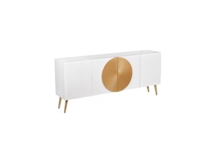 Buffet 4 porte(s)   MEUBLORAMA  - 177 cm coloris blanc 