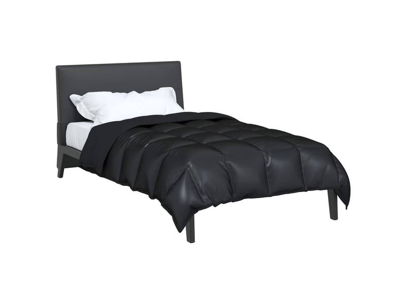  Duvet d'hiver - couette 135 x 200 cm 450 gm² noir  - Conforama C