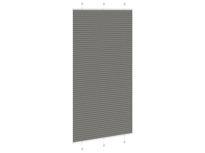 Store plissé, store de fenêtre anthracite 110x200 cm largeur du tissu 109,4 cm cf46684 - Conforama D