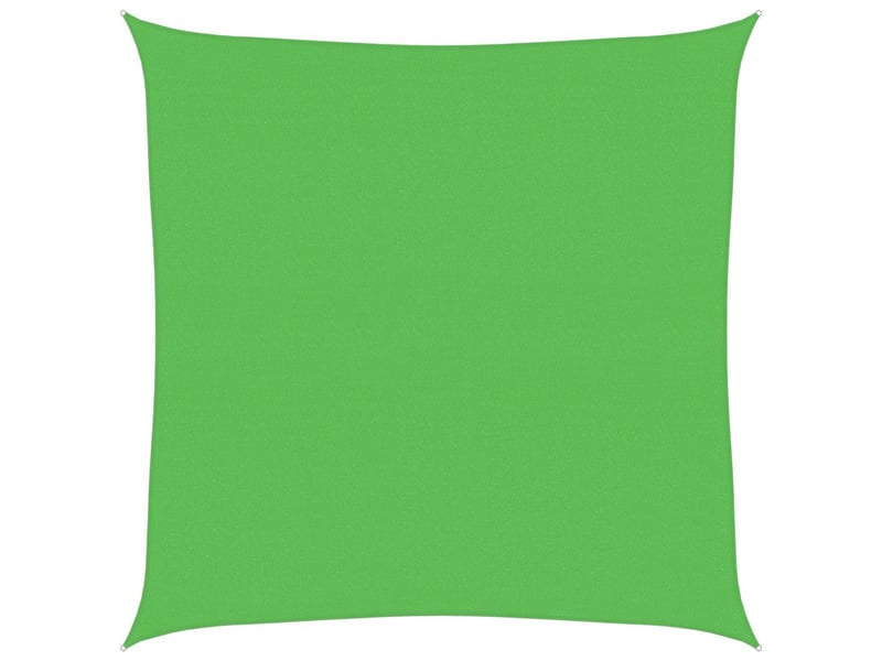 Voile d'ombrage - voile d'ombre - voile parasol 160 gm² vert clair 7x7 m pehd  - Conforama A