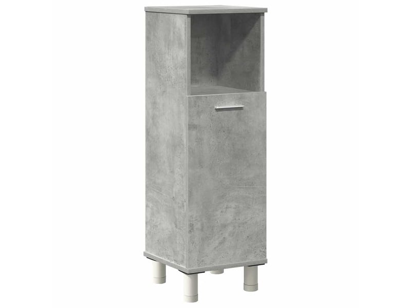  Ensemble de meubles de salle de bain 4 pcs gris béton cf63866  - Conforama D