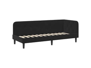 Lit simple 80x200 cm coloris noir