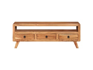 Meuble tv coloris marron 110 cm <strong></strong>  <strong></strong>