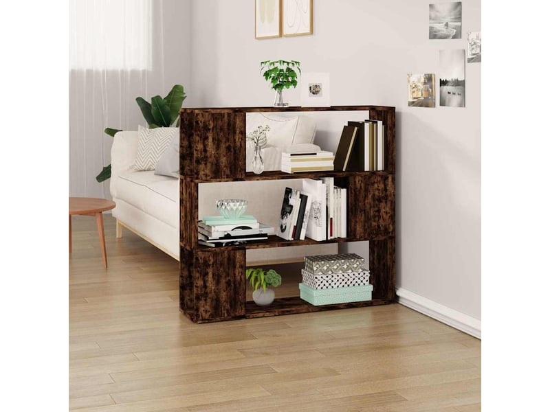  Bibliothèque chêne fumé 100x24x94 cm  - Conforama B