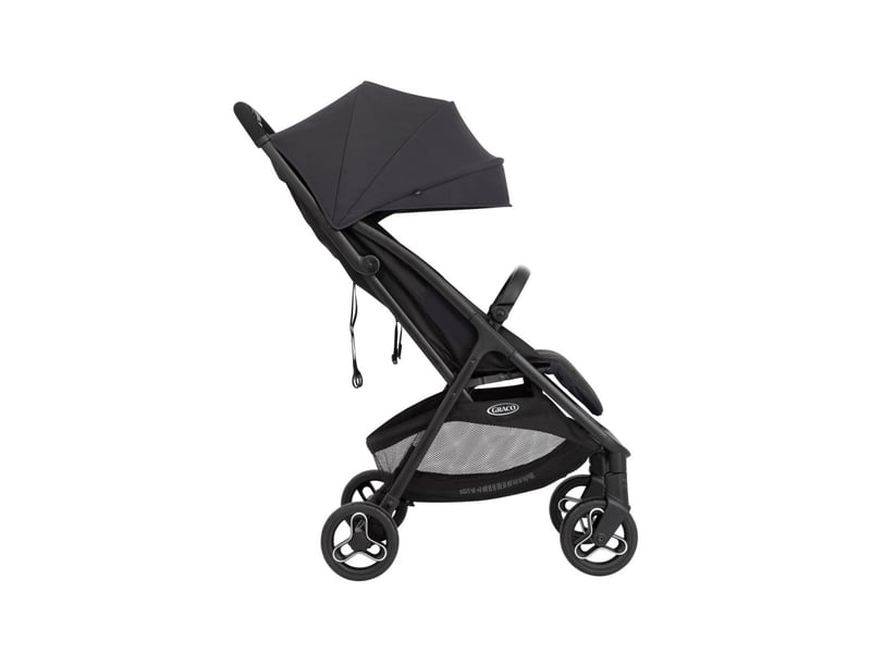 Poussette trio myavo - siège auto snuglite i-size, nacelle, habillage pluie - charcoal GT2107CACHC000 - Conforama D