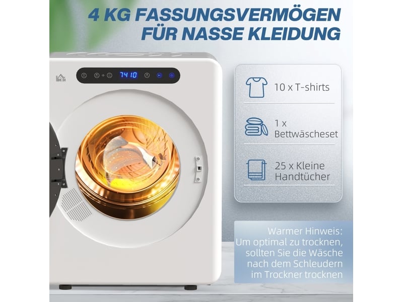  Sèche-linge 49x43x61 cm 6 programmes compact métal blanc  - Conforama D