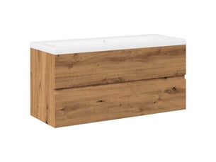 Armoire lavabo avec bassin intégré chêne artisanal shl4150