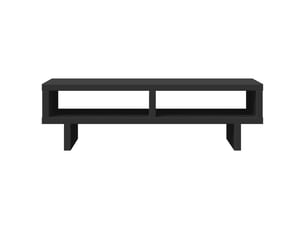 Support de moniteur table meuble bureau 50 x 27 x 15 cm bois d'ingénierie noir 02_0044882