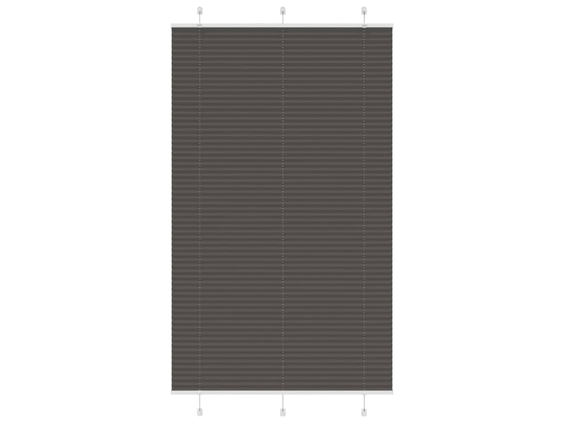  Store plissé, store de fenêtre noir 120x200 cm largeur du tissu 119,4cm polyester cf46930  - Conforama B
