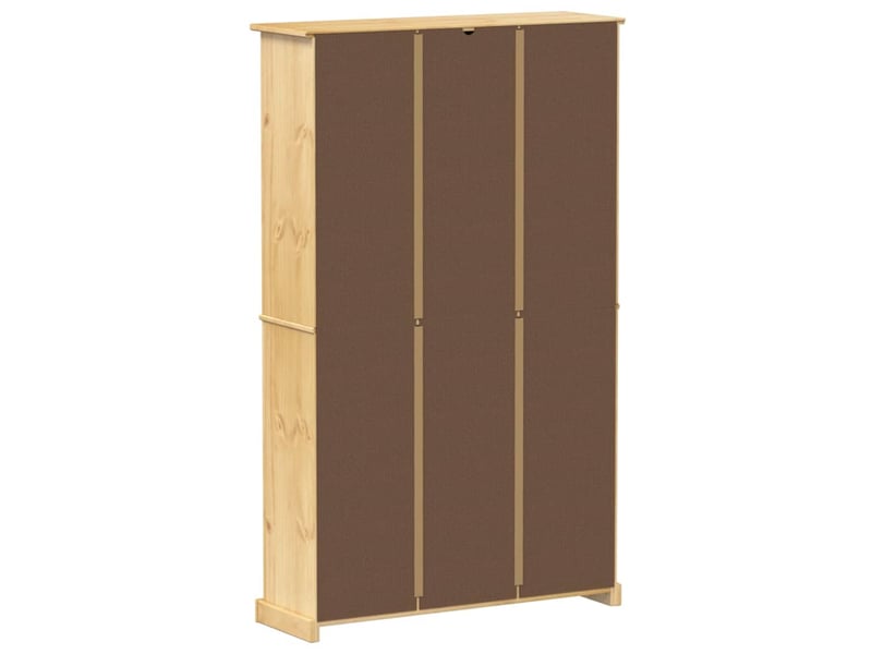  Meuble à chaussure, armoire à chaussures corona 99x32x163,5 cm bois de pin massif  - Conforama E