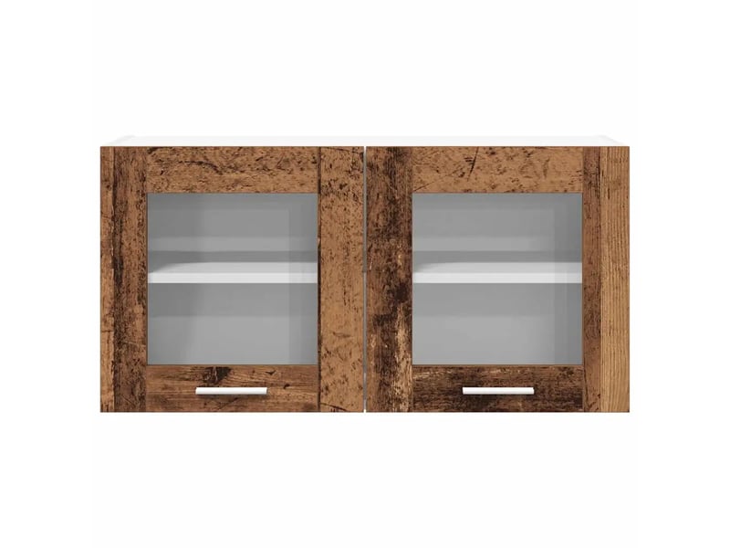  Armoire suspendue moderne avec grand espace de stockage 80 x 31 x 40 cm en bois d'ingénierie blanc 02_0053279  - Conforama C