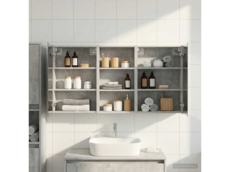  Ensemble de meubles de salle de bain 3 pcs 140x14.5x70 cm shl3164  - Conforama D