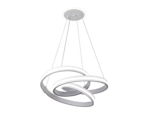 Fabrilamp free, suspension, moderne, led, 161 w, 13416 lm, 3000-4000-6000 k, blanc, 50-125.5 x 55 x 55 cm